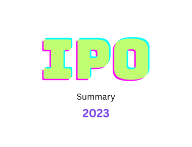 IPO Summary 2023